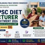 TGPSC DIET Lecturer Recruitment 2026