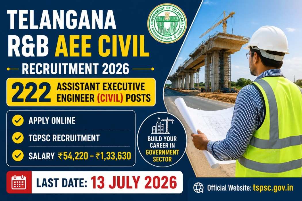 Telangana R&B AEE Civil Recruitment 2026