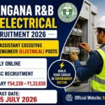 Telangana R&B AEE Electrical Recruitment 2026